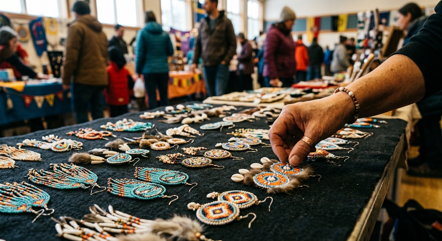 Alaska’s Celebration Market Showcases Indigenous Earrings and Local Artists