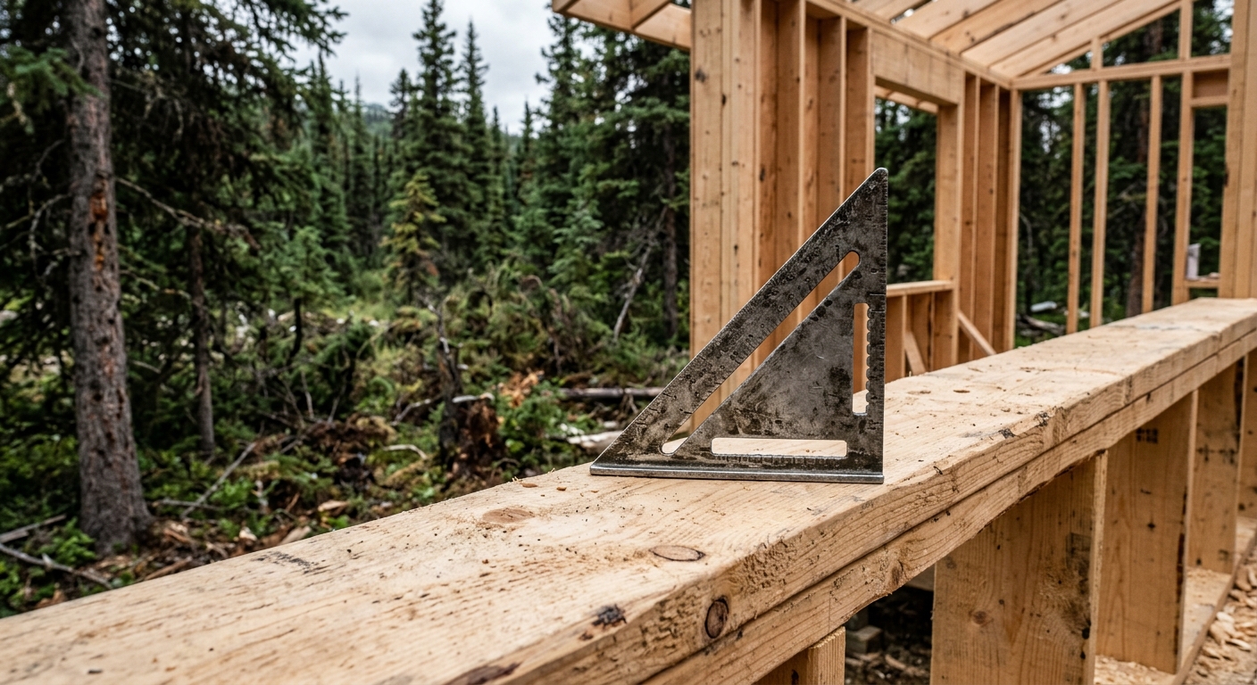 Cabin Building in Alaska Blends Tradition, Technology, and Family