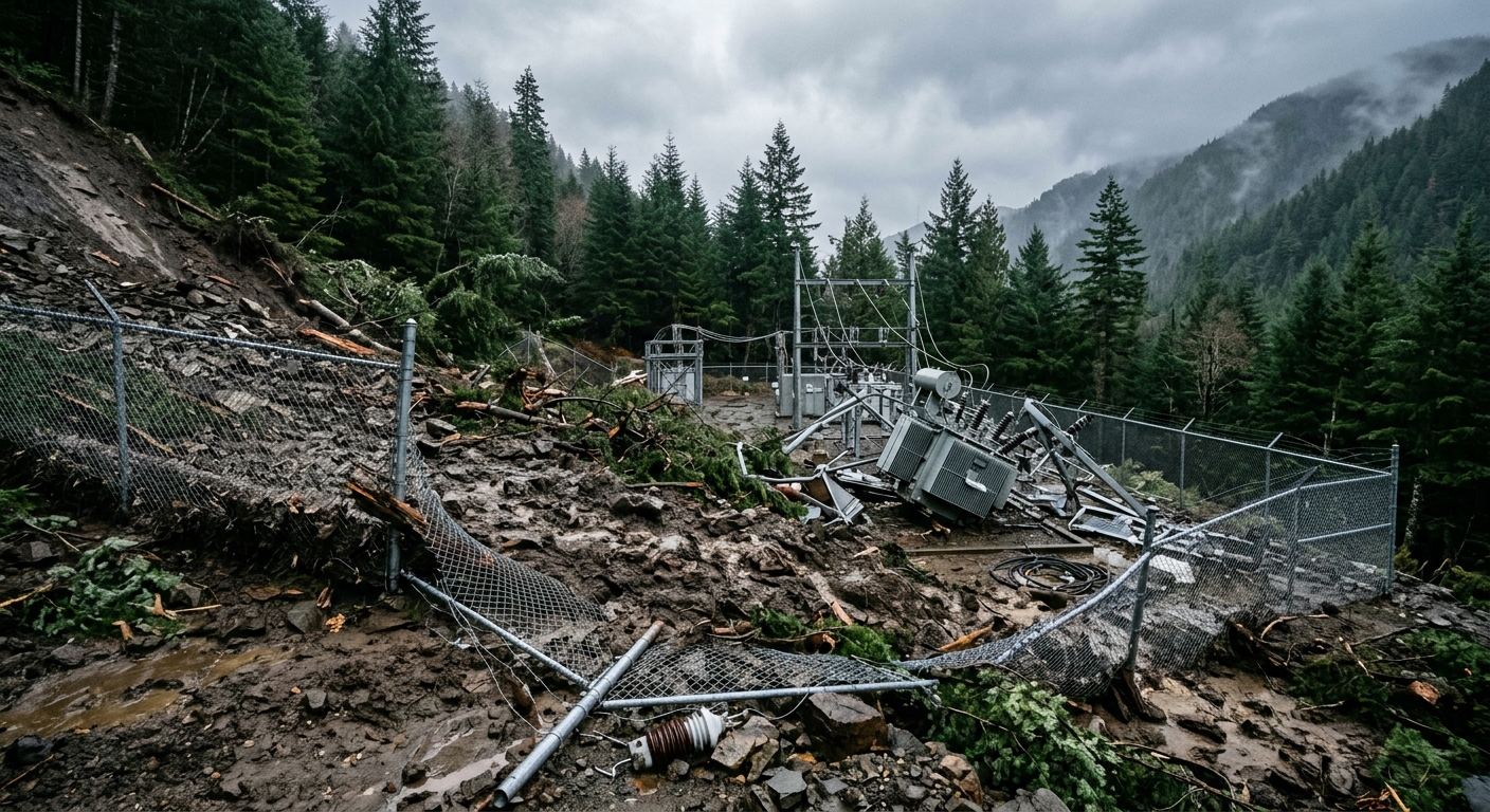 Ketchikan Declares Disaster After Landslide Damages Electric Substation